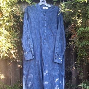 Madewell Chambray Pop Over Shirt Dress - NWOT!